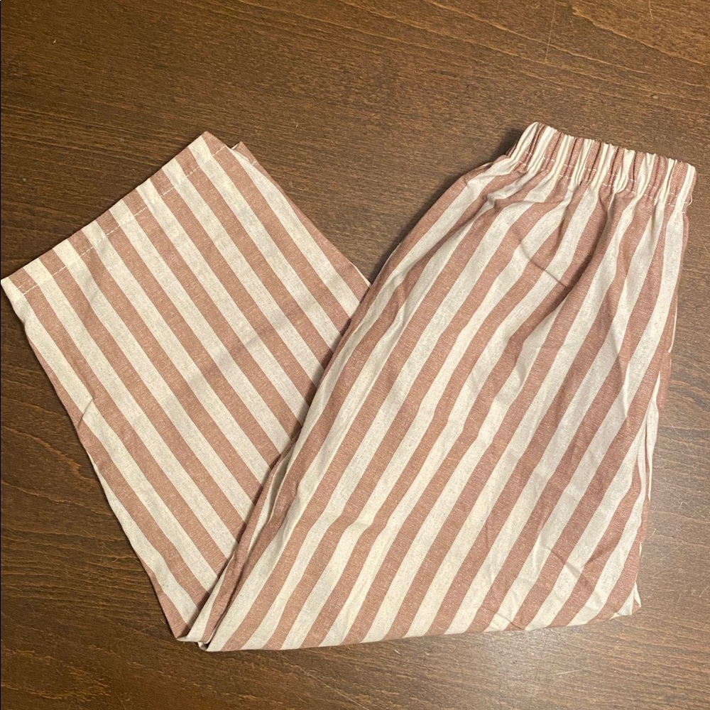 Striped Pull-On Pants